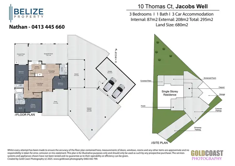 Floorplan of Homely house listing, 10 Thomas Court, Jacobs Well QLD 4208