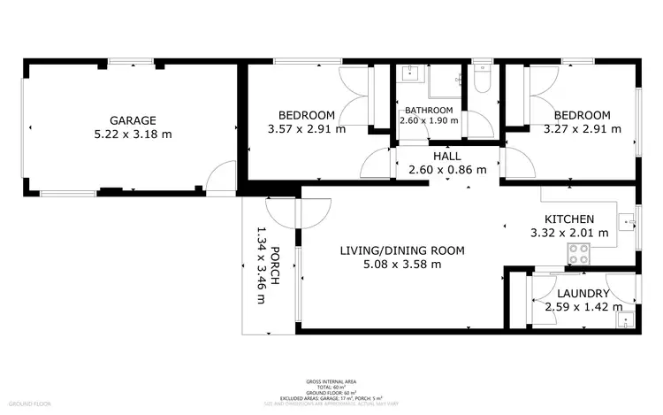 Floorplan of Homely other listing, 2/16 Bryan Street, Darling Heights QLD 4350