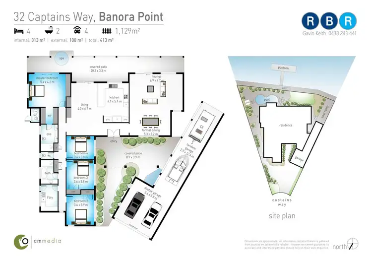 Floorplan of Homely house listing, 32 Captains Way, Banora Point NSW 2486