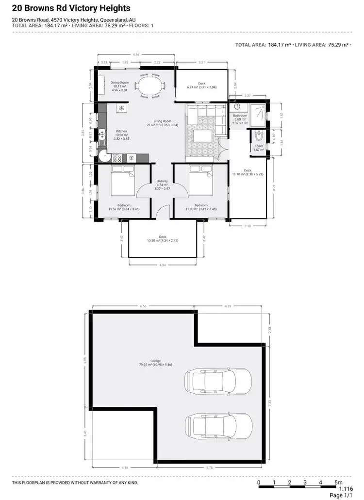 Floorplan of Homely house listing, 20 Browns Road, Victory Heights QLD 4570