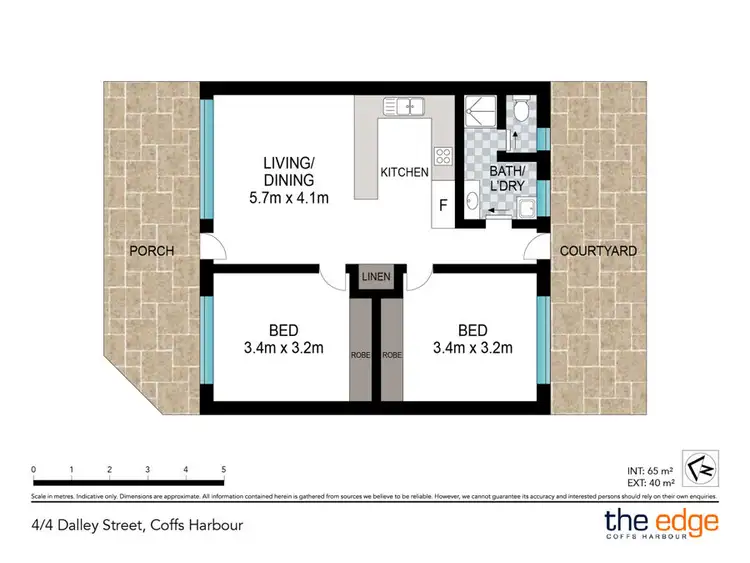 Floorplan of Homely unit listing, 4/4 Dalley Street, Coffs Harbour NSW 2450