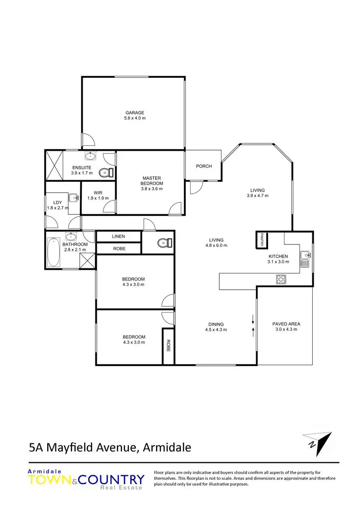 Floorplan of Homely house listing, 5a Mayfield Avenue, Armidale NSW 2350