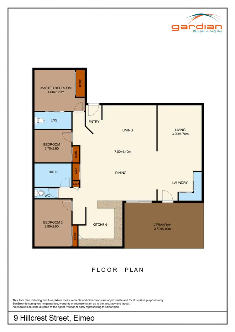 Floorplan of Homely house listing, 9 Hillcrest Street, Eimeo QLD 4740