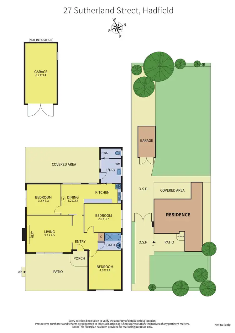 Floorplan of Homely house listing, 27 Sutherland Street, Hadfield VIC 3046