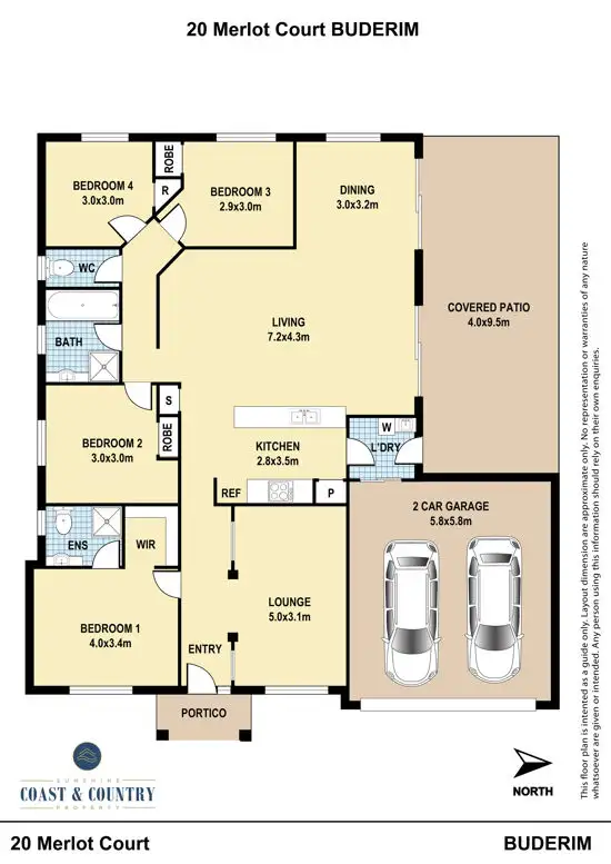 Floorplan of Homely house listing, 20 Merlot Court, Buderim QLD 4556