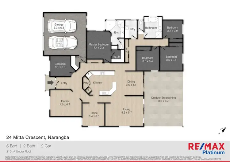 Floorplan of Homely house listing, 24 Mitta Crescent, Narangba QLD 4504