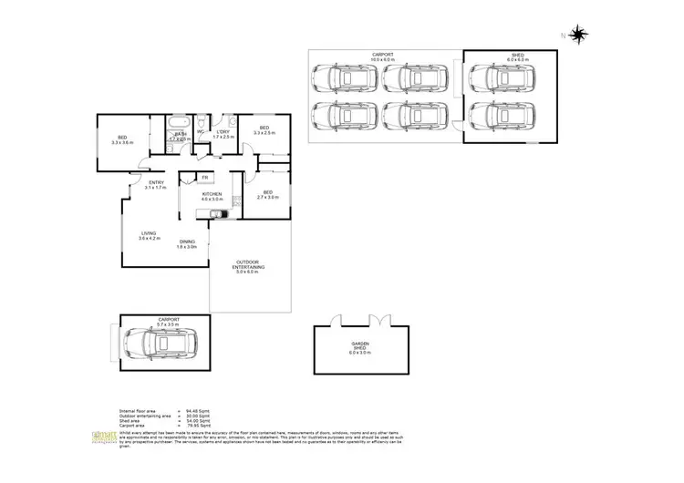 Floorplan of Homely house listing, 11 Stewart Street, Withcott QLD 4352