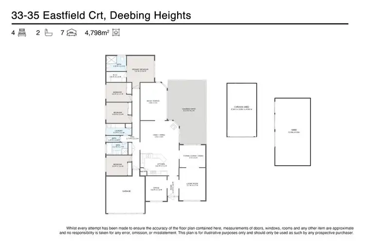 Floorplan of Homely house listing, 33-35 Eastfield Court, Deebing Heights QLD 4306
