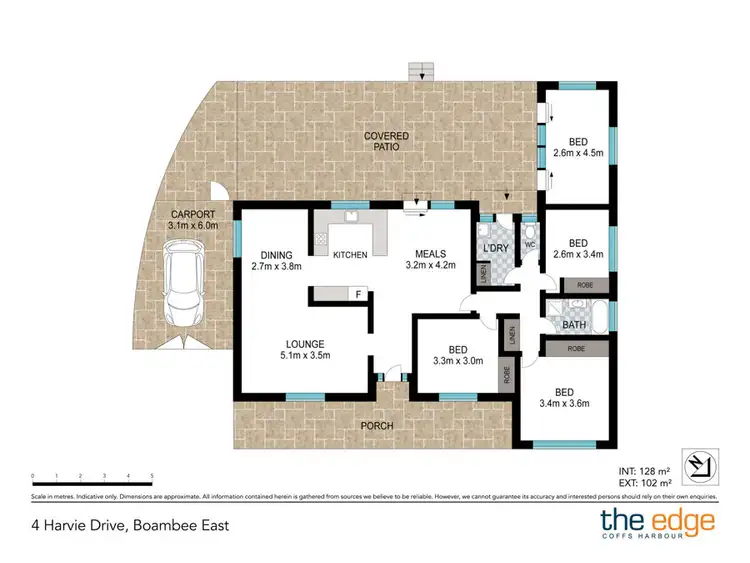 Floorplan of Homely house listing, 4 Harvie Drive, Boambee East NSW 2452