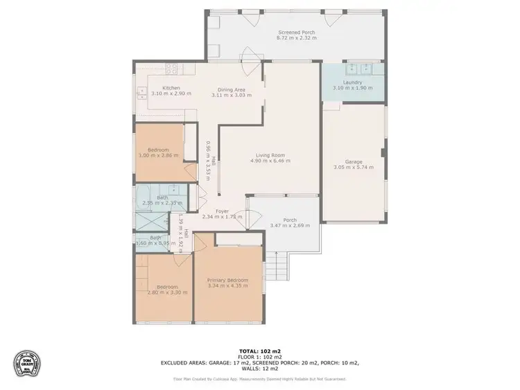 Floorplan of Homely house listing, 10 Columbia Street, Gympie QLD 4570