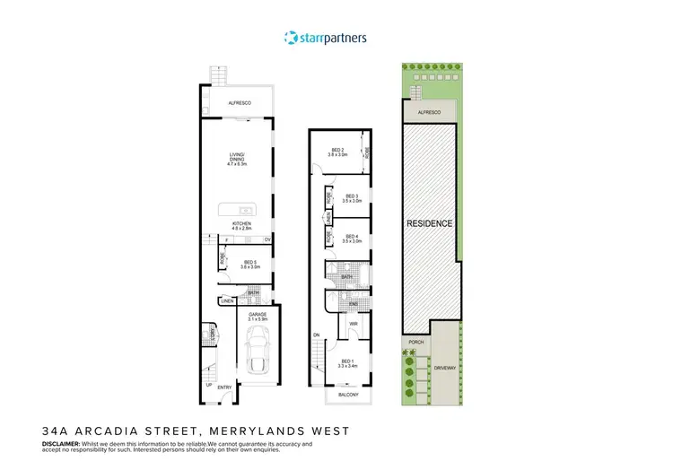 Floorplan of Homely house listing, 34 Arcadia Street, Merrylands NSW 2160