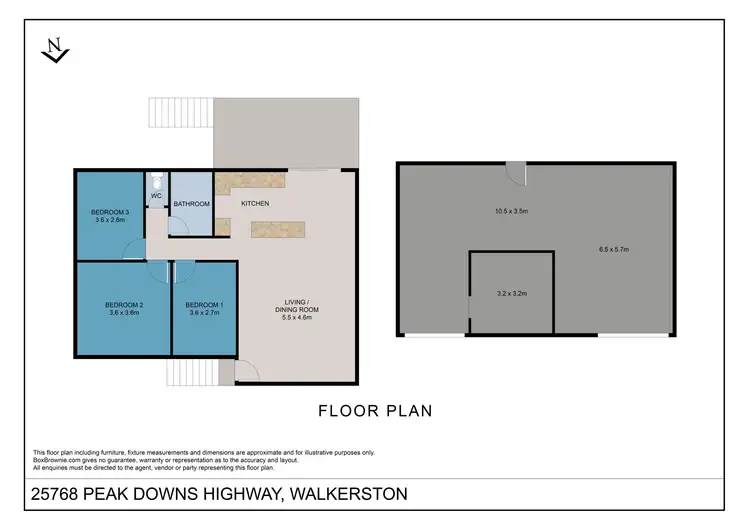 Floorplan of Homely house listing, 25768 Peak Downs Highway, Walkerston QLD 4751
