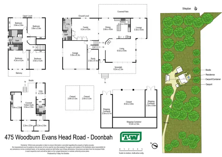 Floorplan of Homely rural property listing, 475 Woodburn Evans Head Road, Doonbah NSW 2473