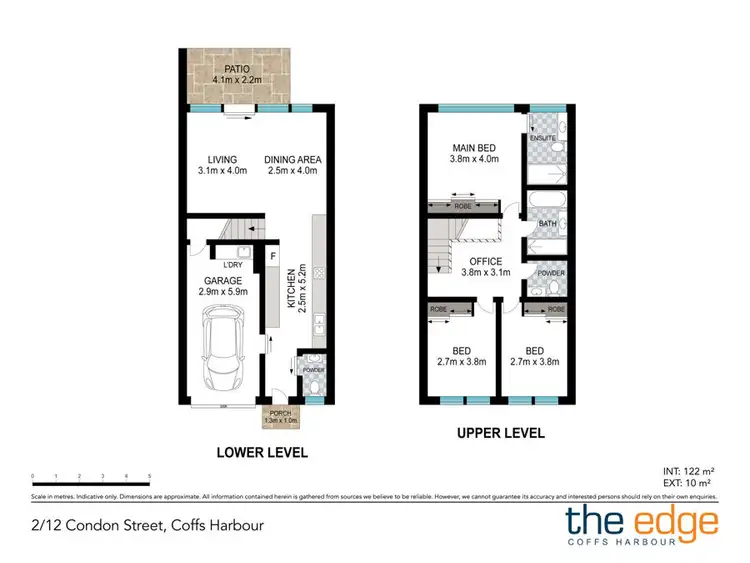 Floorplan of Homely townhouse listing, 2/12 Condon Street, Coffs Harbour NSW 2450