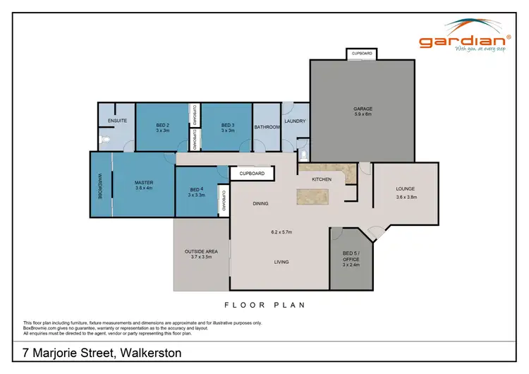 Floorplan of Homely house listing, 7 Marjorie Street, Walkerston QLD 4751