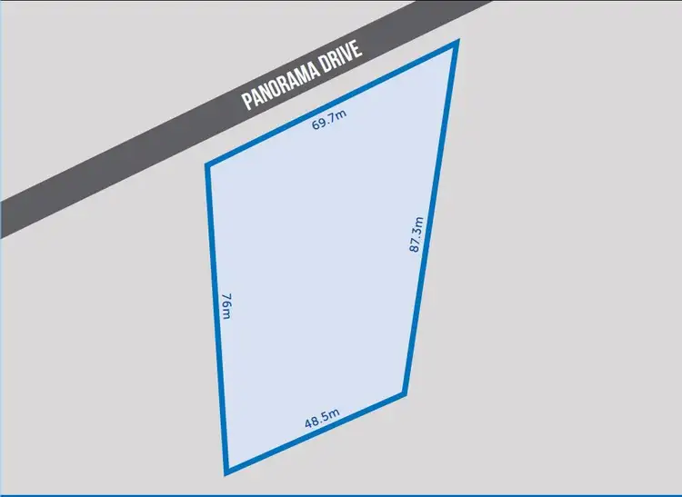 Floorplan of Homely land listing, 182 Panorama Dr, Rosemount QLD 4560