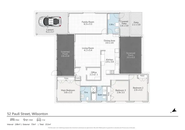 Floorplan of Homely house listing, 52 Paull Street, Wilsonton QLD 4350