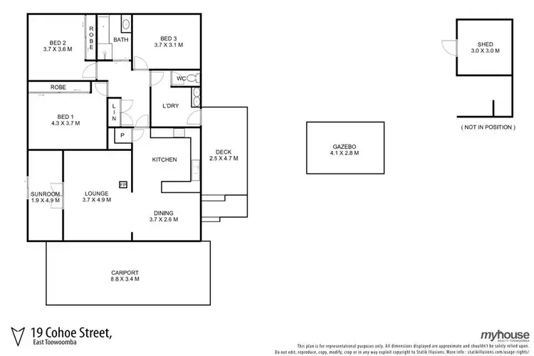 Floorplan of Homely house listing, 19 Cohoe Street, East Toowoomba QLD 4350