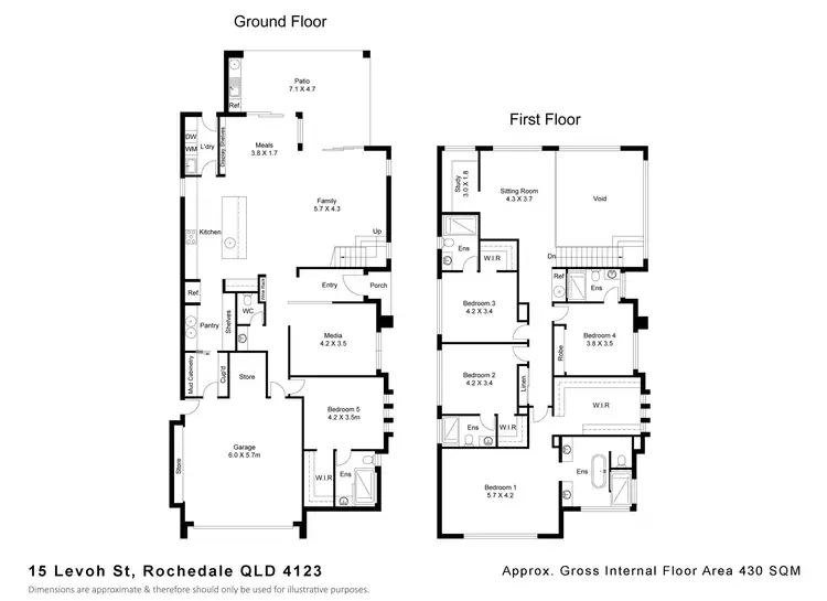 Floorplan of Homely house listing, 15 Levoh Street, Rochedale QLD 4123