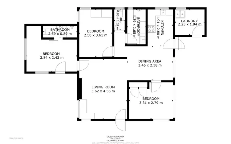 Floorplan of Homely house listing, 13 Anderson Street, East Toowoomba QLD 4350