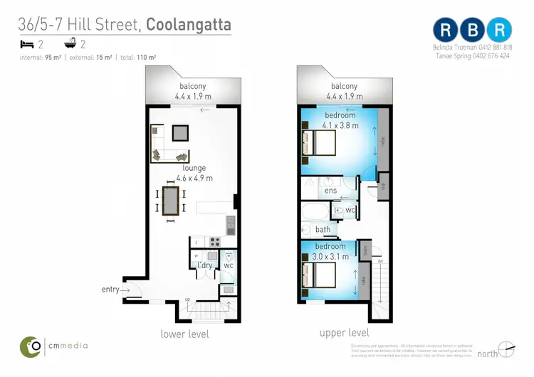Floorplan of Homely apartment listing, 36/5 Hill Street, Coolangatta QLD 4225