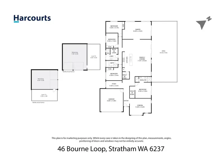 Floorplan of Homely house listing, 46 Bourne Loop, Stratham WA 6237