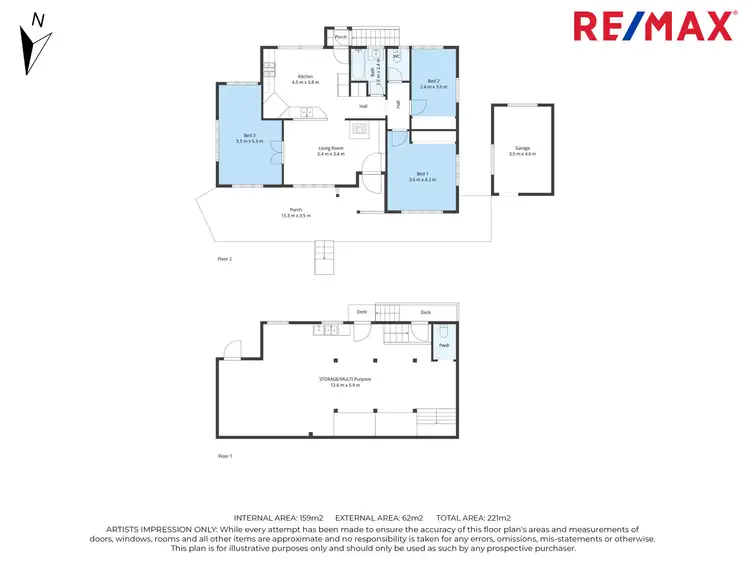 Floorplan of Homely house listing, 65 Blackall Terrace, Nambour QLD 4560