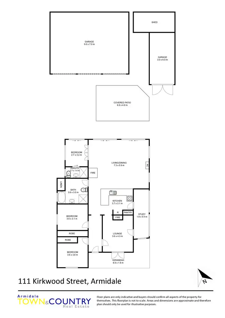 Floorplan of Homely house listing, 111 Kirkwood Street, Armidale NSW 2350