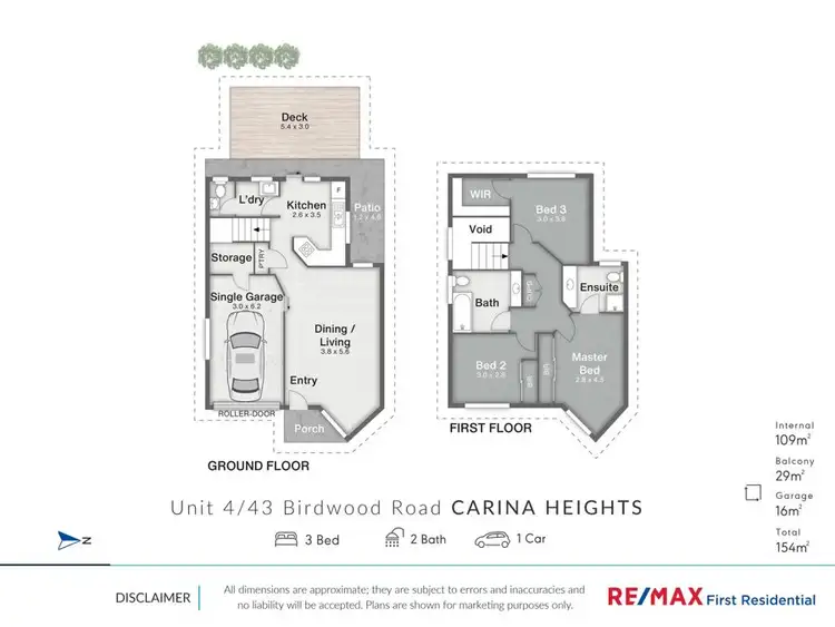 Floorplan of Homely townhouse listing, 4/43 Birdwood Rd, Carina Heights QLD 4152