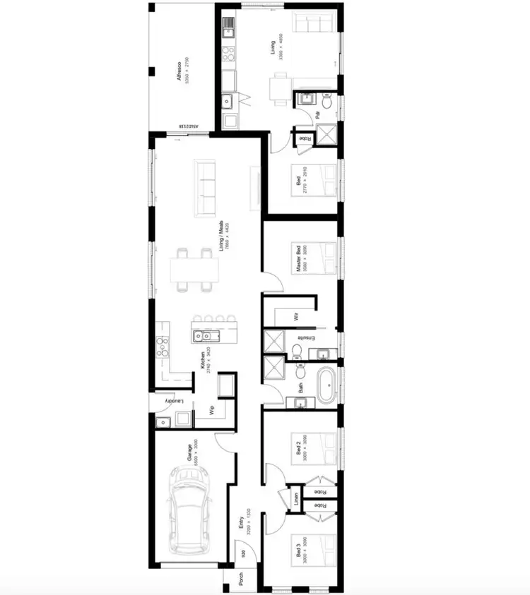 Floorplan of Homely house listing, Lot 302 Proposed Road, Gregory Hills NSW 2557