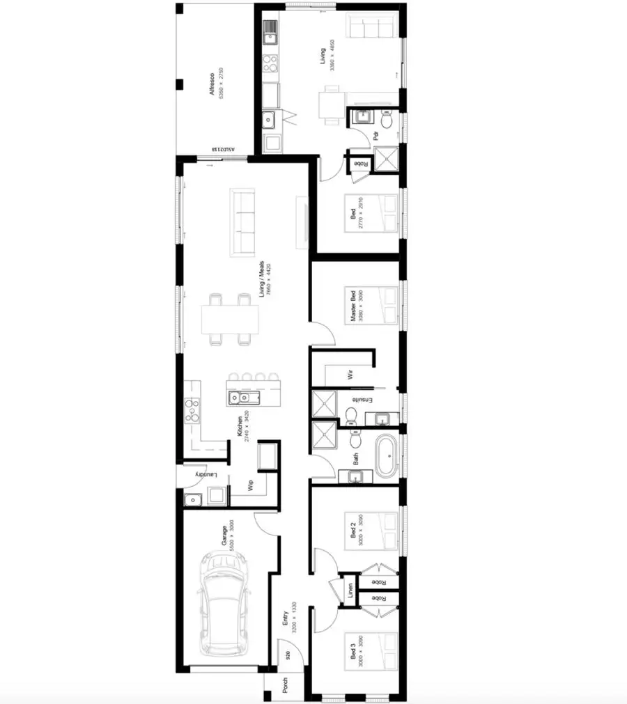 Floorplan of Homely house listing, Lot 302 Proposed Road, Gregory Hills NSW 2557