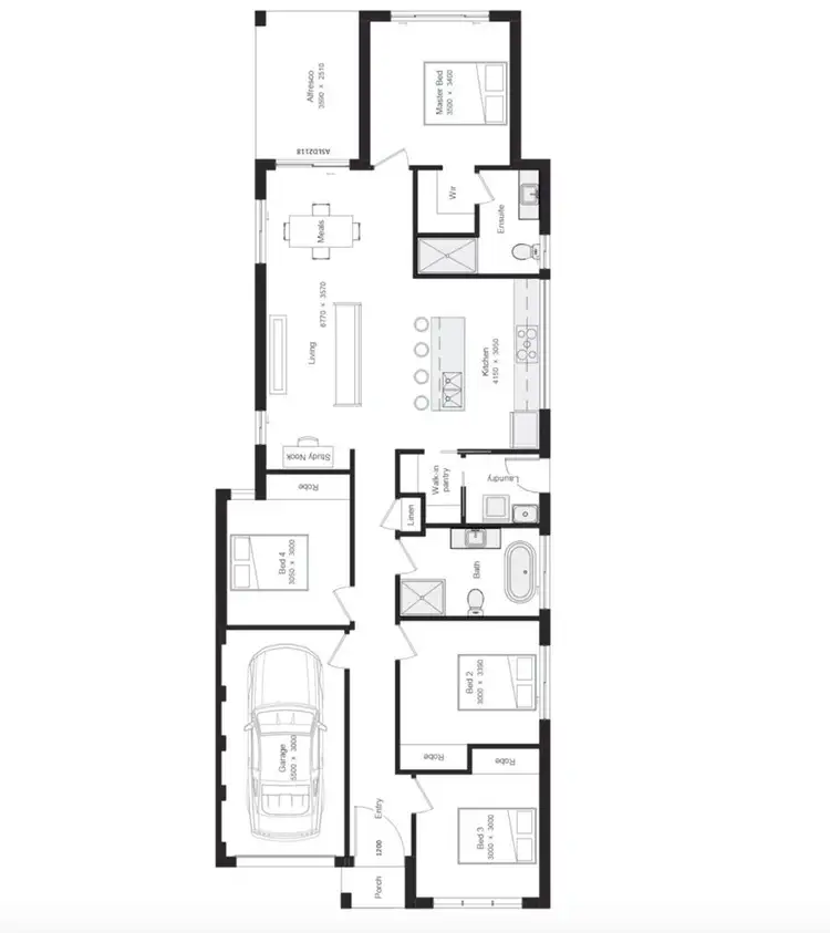 Floorplan of Homely house listing, Lot 317 Proposed Road Gregory Hills, Gregory Hills NSW 2557