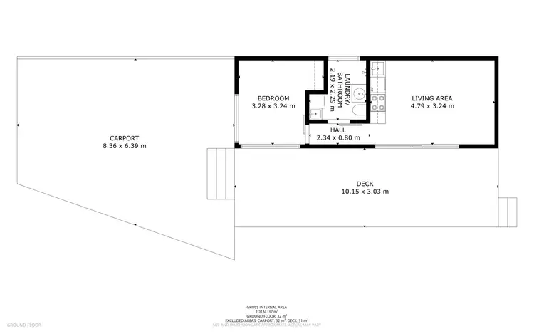 Floorplan of Homely house listing, 20B Debra Street, Withcott QLD 4352