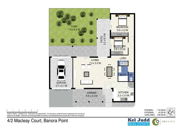 Floorplan of Homely villa listing, 4/2 Macleay Court, Banora Point NSW 2486