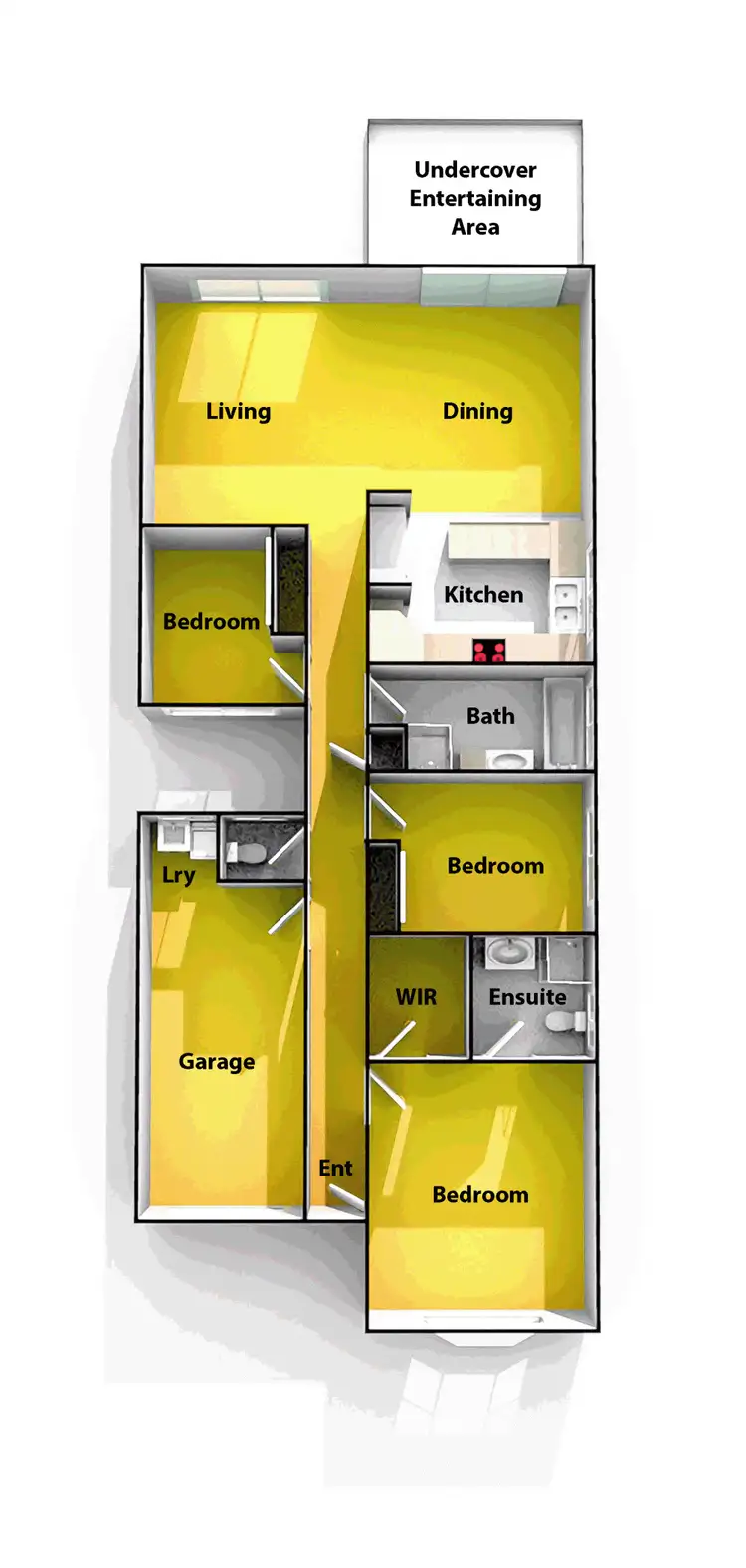 Floorplan of Homely house listing, 5 Mowburra Place, Caloundra West QLD 4551