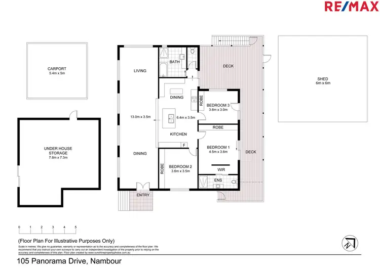 Floorplan of Homely house listing, 105 Panorama Drive, Nambour QLD 4560