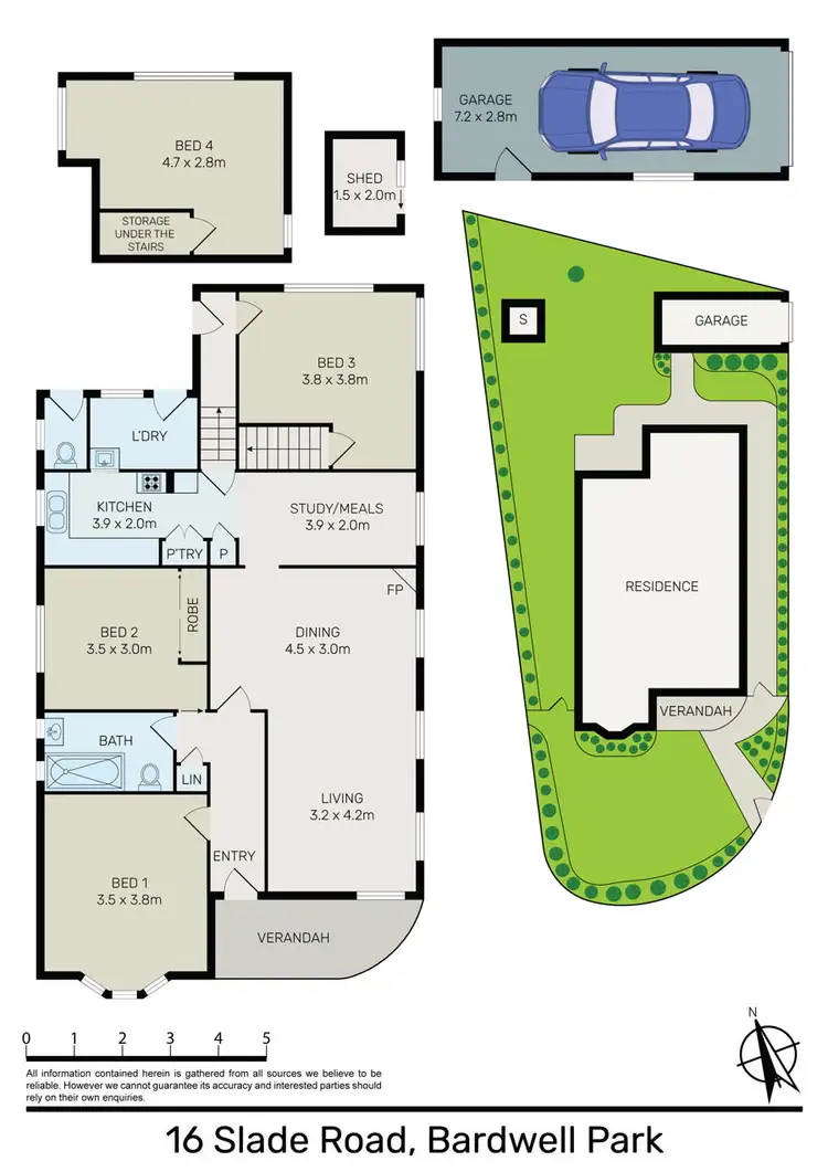 Floorplan of Homely house listing, 16 Slade Road, Bardwell Park NSW 2207