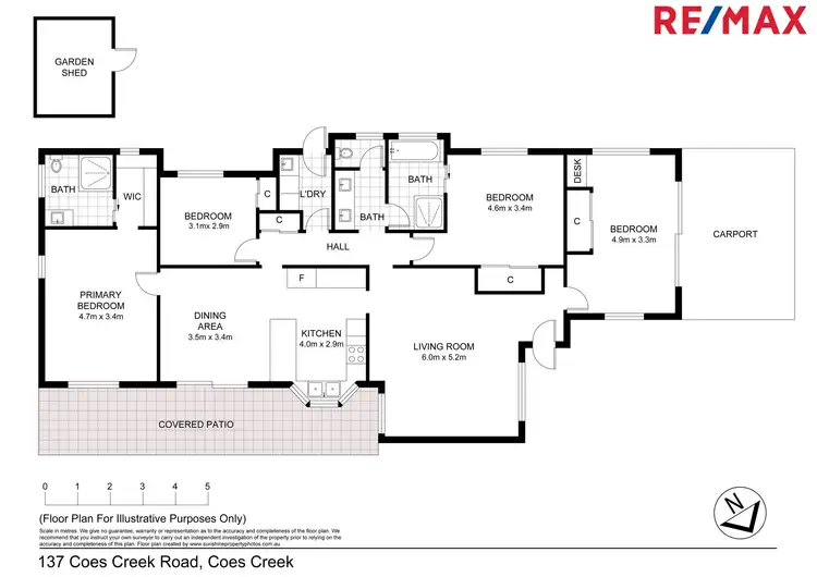 Floorplan of Homely house listing, 137 Coes Creek Road, Coes Creek QLD 4560