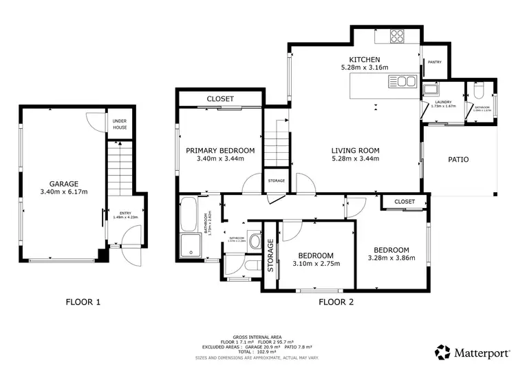 Floorplan of Homely house listing, 2/10 Bradbury Close, Boambee East NSW 2452