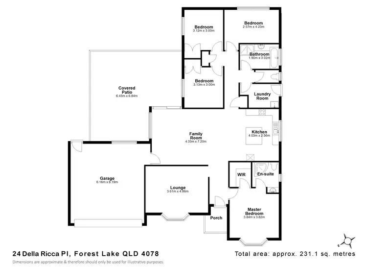 Floorplan of Homely house listing, 24 Della Ricca Pl, Forest Lake QLD 4078