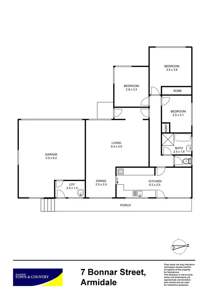 Floorplan of Homely house listing, 7 Bonnar Street, Armidale NSW 2350