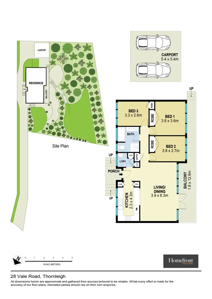 Floorplan of Homely house listing, 28 Vale Road, Thornleigh NSW 2120