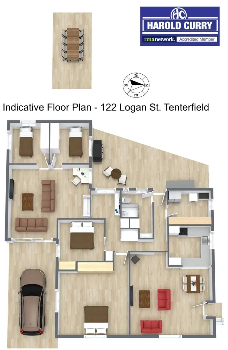 Floorplan of Homely house listing, 122 Logan Street, Tenterfield NSW 2372