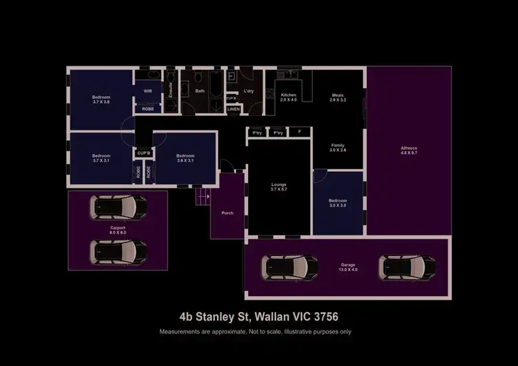 Floorplan of Homely house listing, 4B Stanley Street, Wallan VIC 3756