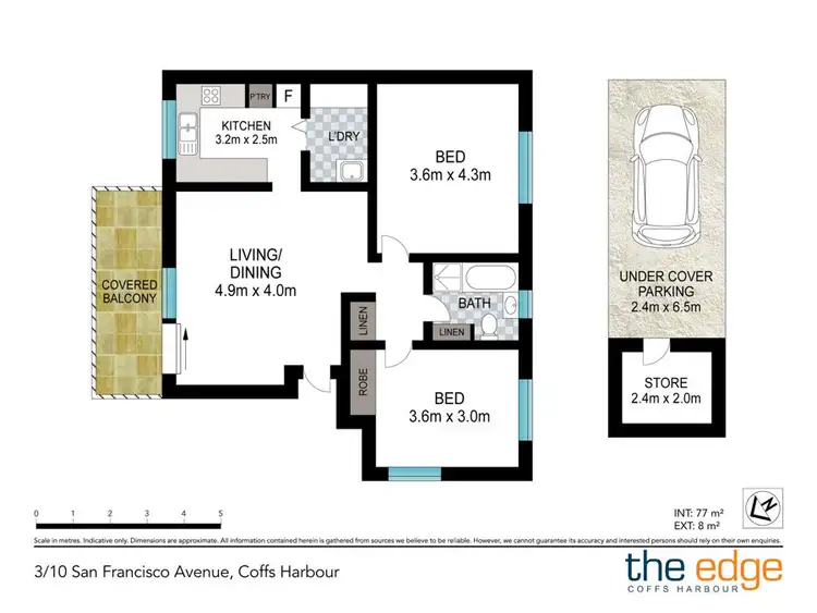 Floorplan of Homely house listing, 3/10 San Francisco Avenue, Coffs Harbour NSW 2450
