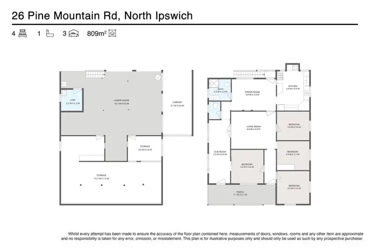 Floorplan of Homely house listing, 26 Pine Mountain Road, North Ipswich QLD 4305