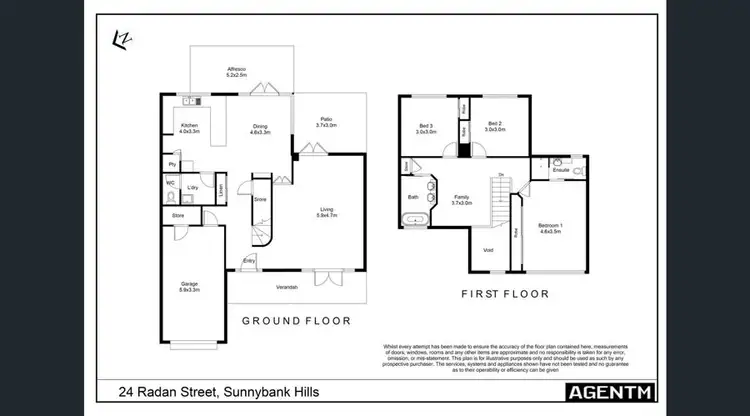 Floorplan of Homely townhouse listing, 8/24 Radan Street, Sunnybank Hills QLD 4109