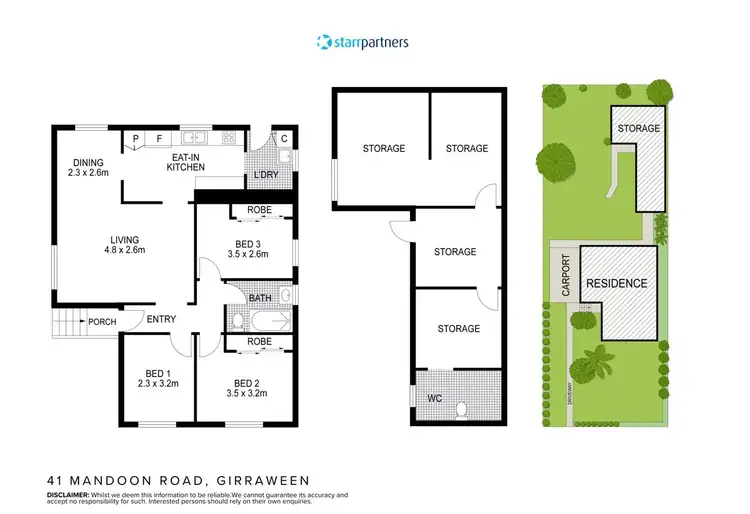 Floorplan of Homely house listing, 41 Mandoon Road, Girraween NSW 2145