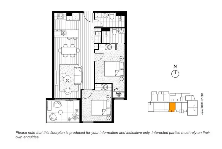 Floorplan of Homely apartment listing, 103/5 Olive York Way, Brunswick West VIC 3055