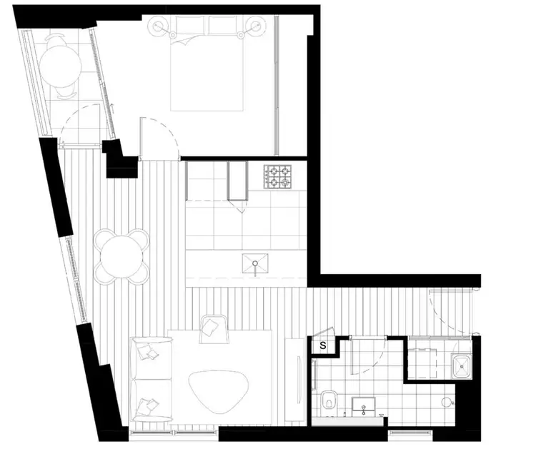 Floorplan of Homely unit listing, A1.7.5 106-116 Epsom Rd, Zetland NSW 2017